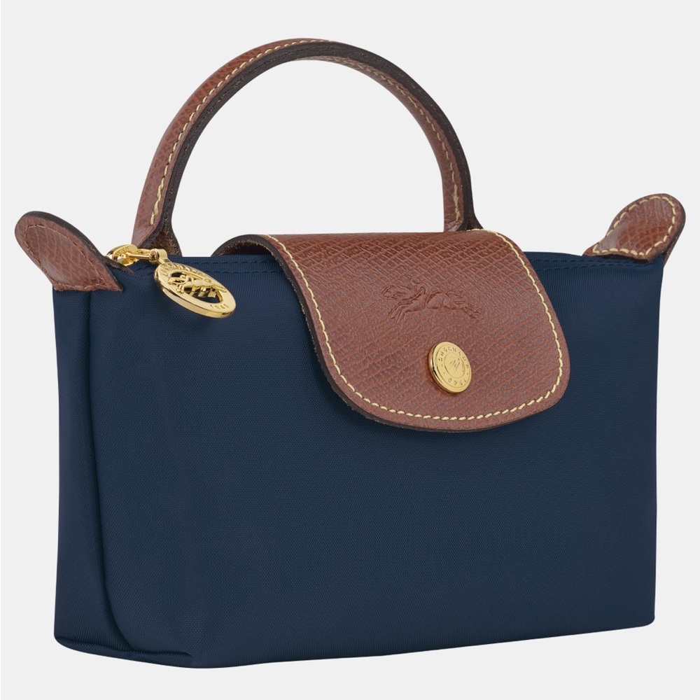 Longchamp Le Pliage Makeup Bag in Navy - Picture 8 of 8